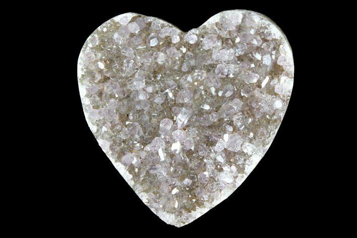 Quartz Crystal Cluster Heart - Uruguay #128698